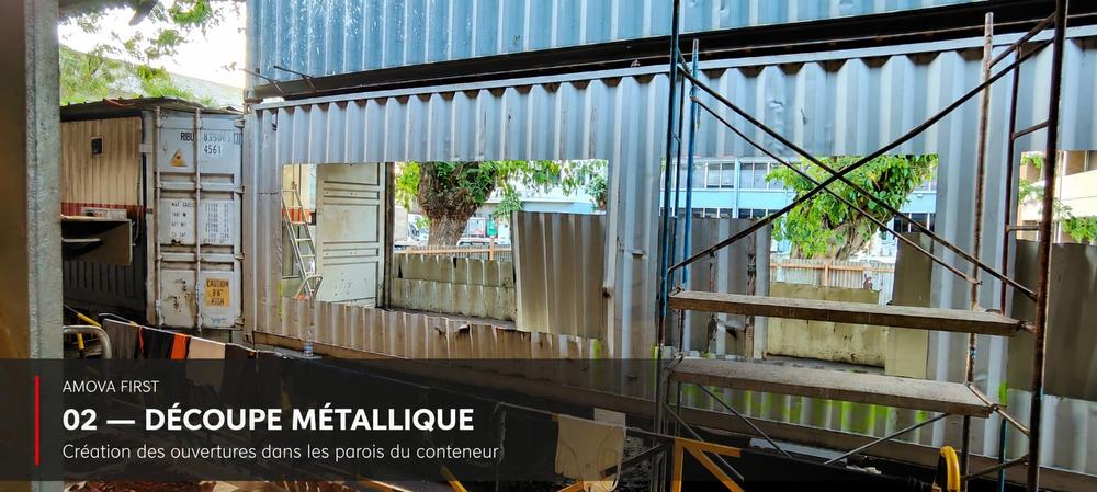 Découpe de structure métallique