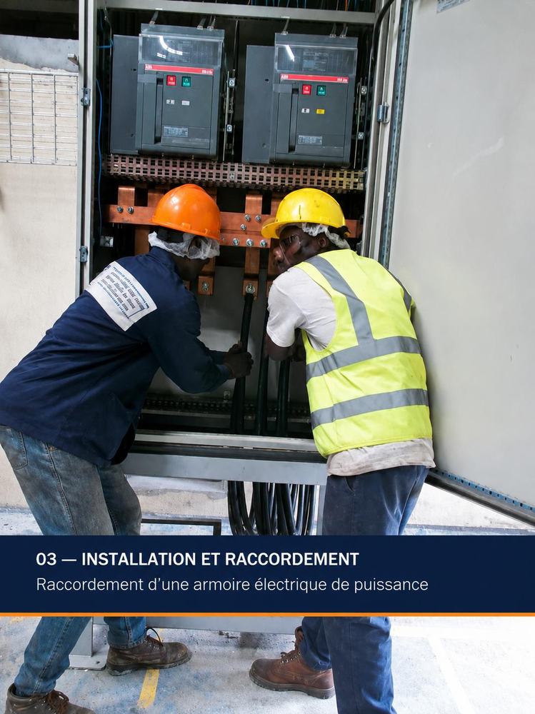 Installation et raccordement d’un groupe électrogène