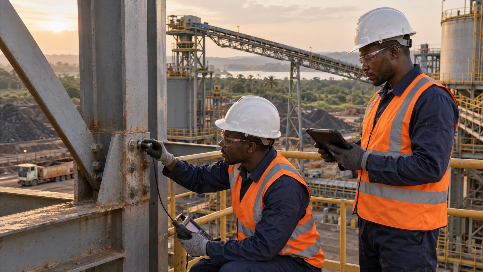 Inspection de structure industrielle